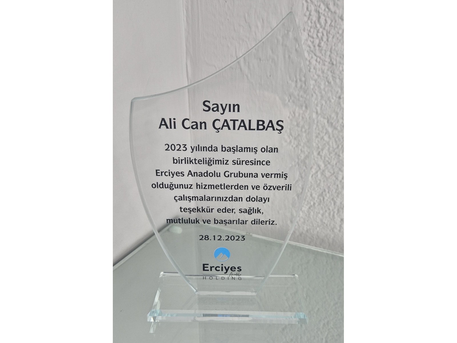 KRİSTAL PLAKET 