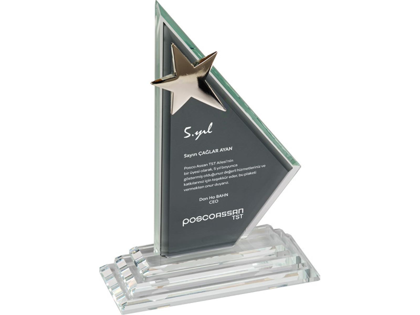 KRİSTAL PLAKET 
