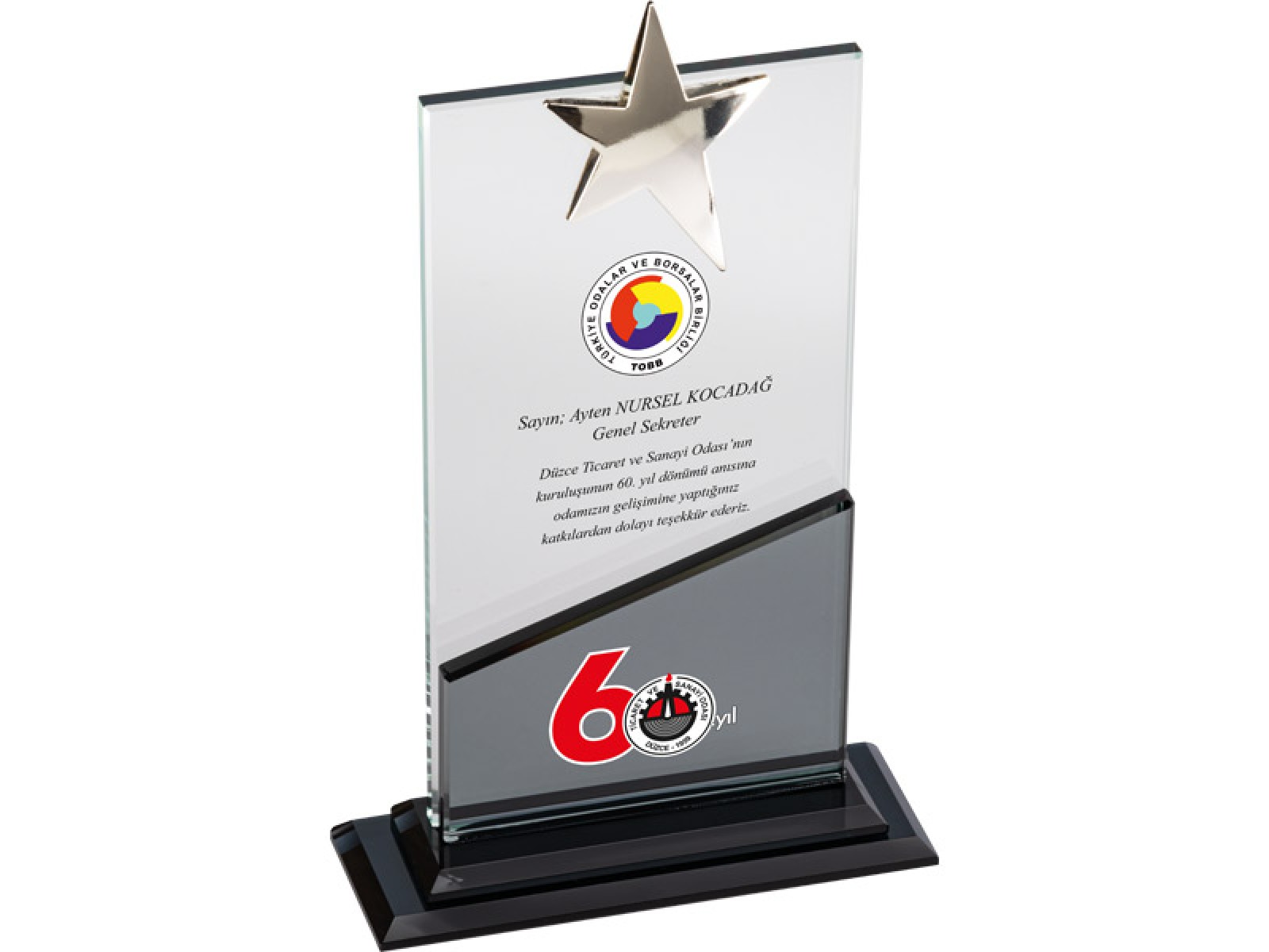 KRİSTAL PLAKET 