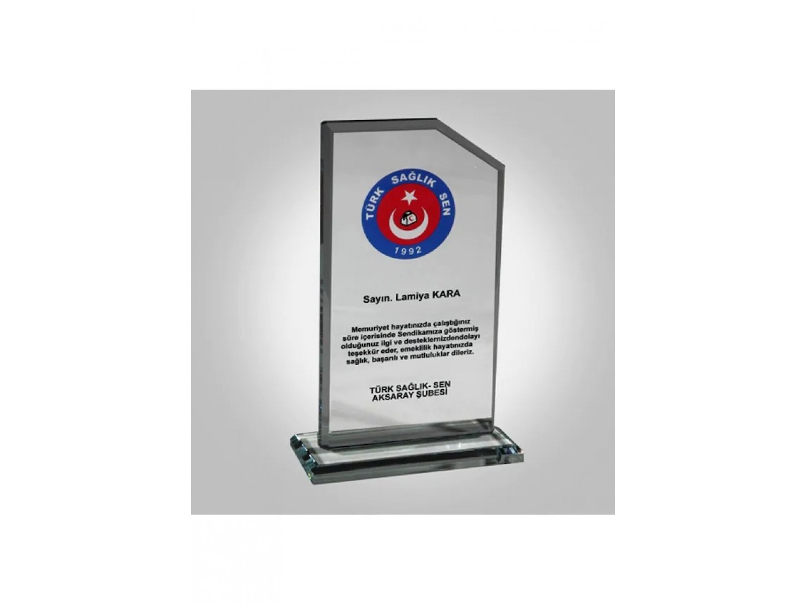 KRİSTAL PLAKET KRİSTAL PLAKET